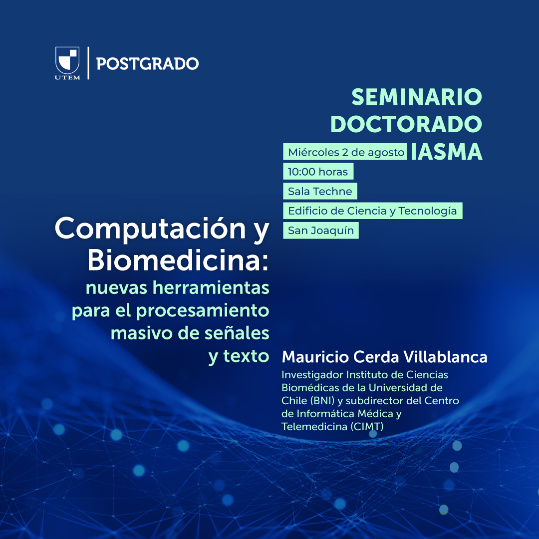 Seminario “Computación y Biomedicina: Nuevas Herramientas para el Procesamiento Masivo de Señales y Texto”