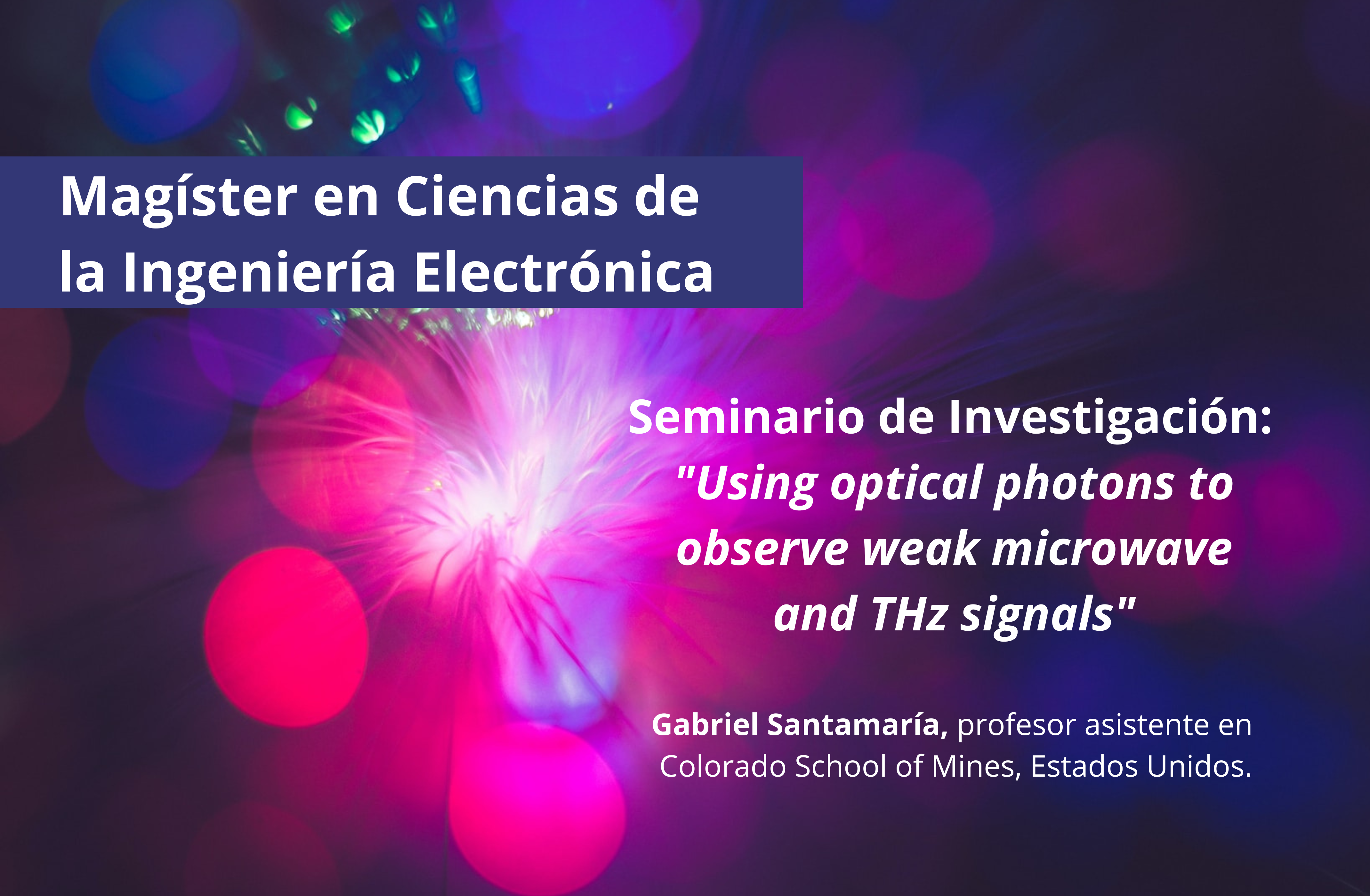 “Using optical photons to observe weak microwave and THz signals”