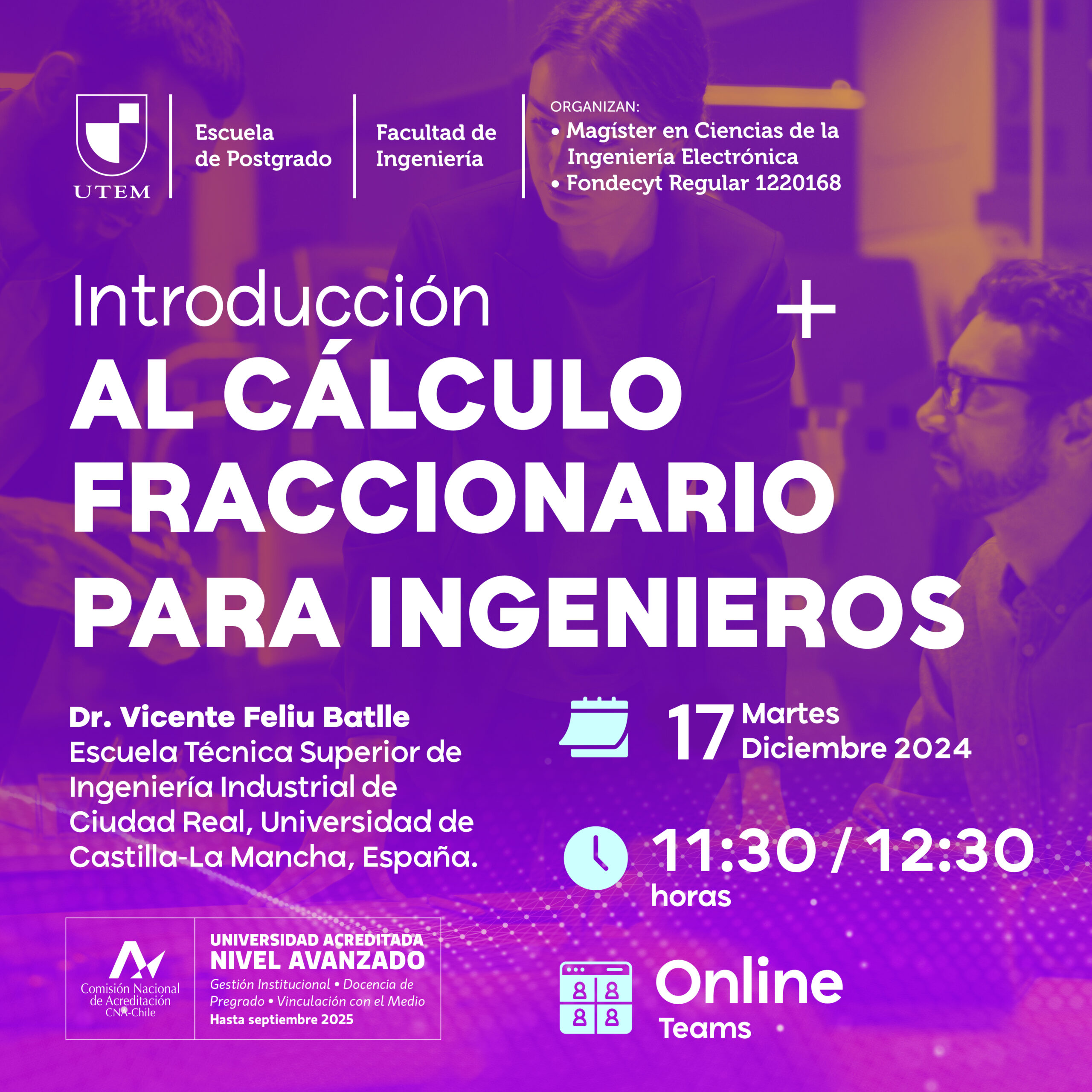 Introducción al cálculo fraccionario para ingenieros – Magíster de las Ciencias de la Ingeniería